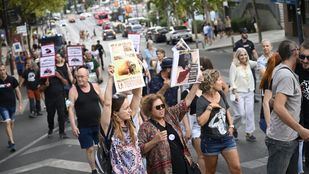 Manifestación antitaurina en San Sebastián de los Reyes