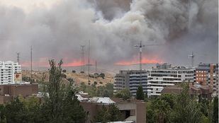 Incendio de Tres Cantos el pasado 11 de agosto