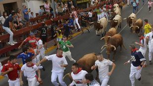 Sanse vive un cuarto encierro “con mucho picante” y sin heridos por asta