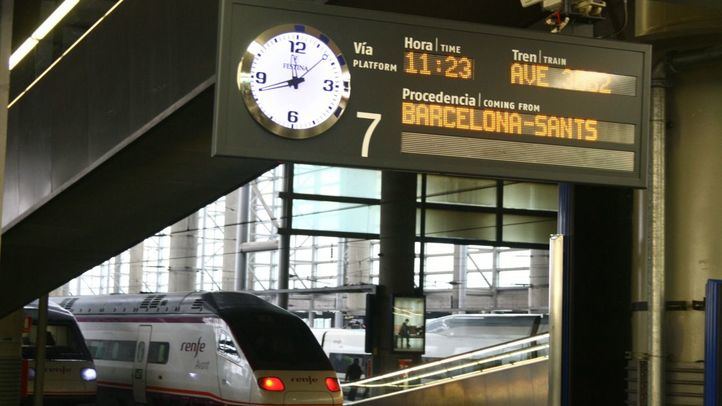 Tren AVE de Madrid a Barcelona.