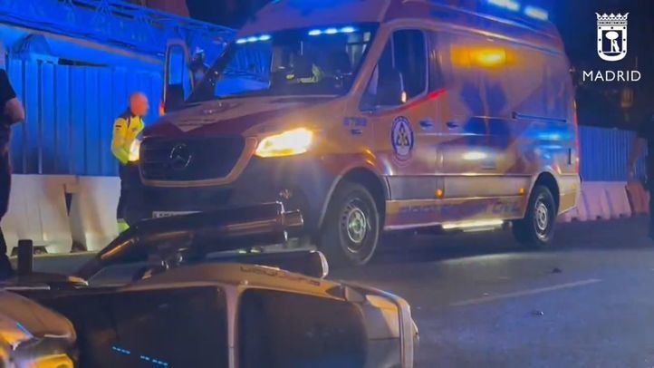 Accidente en la plaza de Lima