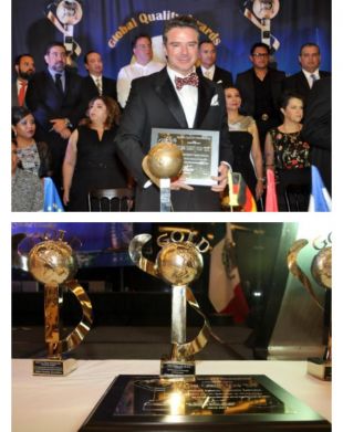 El Dr. Manuel Ignacio Vejarano Restrepo recibió un galardón de la Global Quality Foundation en México por su excelencia profesional en la medicina