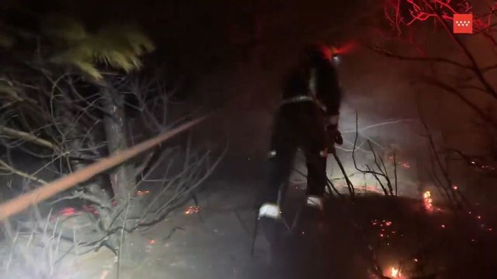 Incendio en Collado Mediano