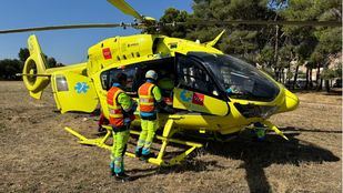 Rescate de un corredor de montaña en la Ruta Trail Siete Picos en Cercedilla