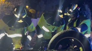 Un conductor de 45 años, hospitalizado en estado grave tras un accidente en la A-5