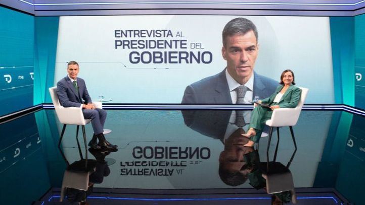Entrevista de Pepa Bueno a Pedro Sánchez en 'La 1'