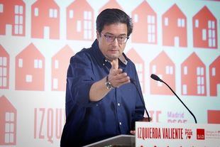 Archivo: Óscar López interviene en la conferencia 'Vivienda para vivir. En Europa, en Madrid'