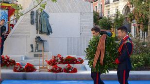 Madrid rinde homenaje a los bomberos fallecidos en el incendio de los Almacenes Arias