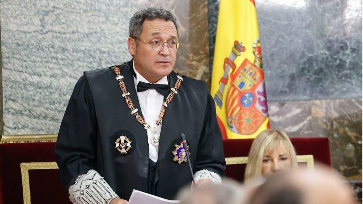 El fiscal general del Estado, Álvaro García Ortiz durante el tradicional acto de apertura del año judicial celebrado este viernes en el Tribunal Supremo en Madrid.