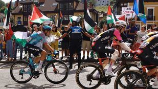 Vuelta Ciclista España 2025 con protestas por el conflicto de Gaza