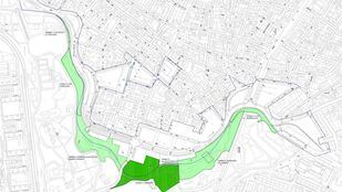 Accesos, zonas verdes y un mirador en el parque de la Cornisa
