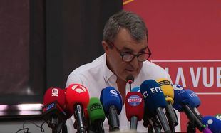 Rueda de prensa del director de La Vuelta, Javier Guillén