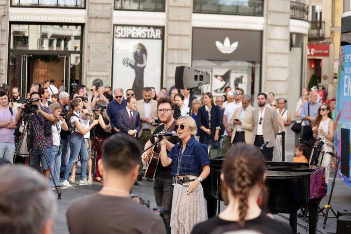 Concierto en Gran Vía por la celebración de la Semana de la Movilidad