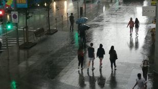 Aviso amarillo por lluvia y viento esta tarde