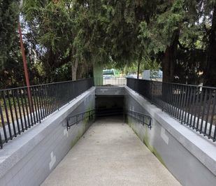 Culmina la rehabilitación del paso peatonal de Ciudad Universitaria bajo la A-6