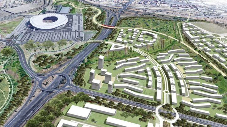 Recreación del nuevo proyecto en San Blas-Canillejas 'Nueva Centralidad del Este'