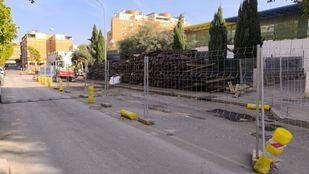 Obras en la estación Arganzuela-Planetario para la remodelación de la línea 6 de Metro