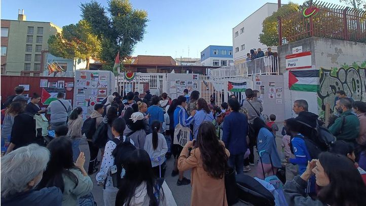 Primer 'Martes con Palestina' en el CEIP Perú de Madrid
