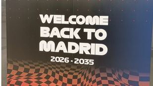 Carteles anuncian el Gran Premio de F1 en Madrid
