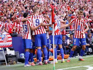 El Atleti aplasta al Madrid en el primer derbi de la temporada