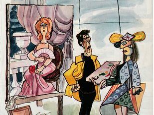 Una exposición en Buitrago muestra la influencia de Picasso en el universo creativo de Mingote