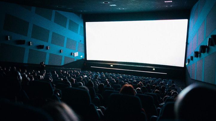 Una de las salas de cine de Madrid.