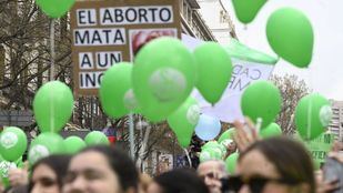 Concentración contra el aborto