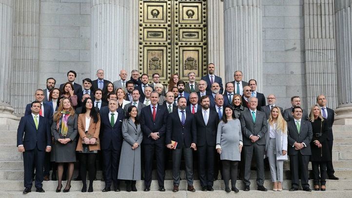 Diputados de Vox en el Congreso