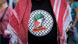 Multitudinaria manifestación en Madrid para exigir la liberación de la Global Sumud Flotilla