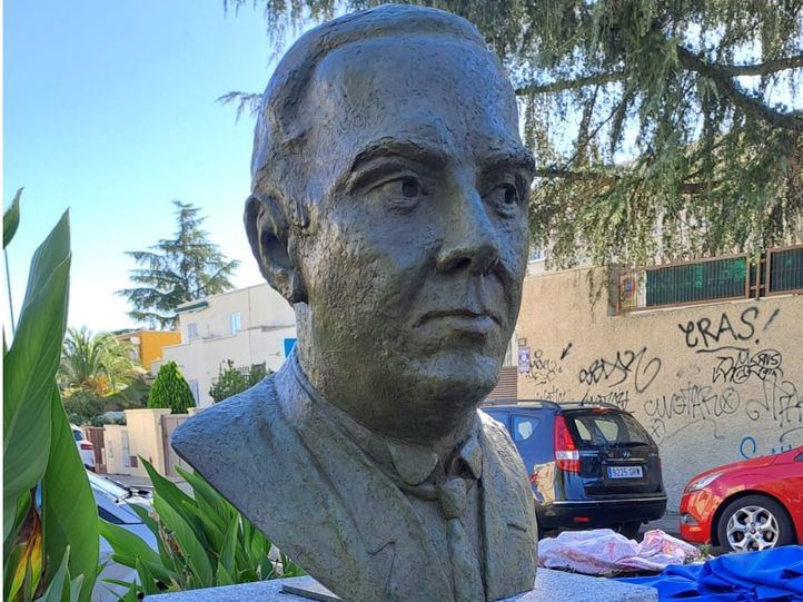 Busto de Antonio Machado en San Sebastián de los Reyes