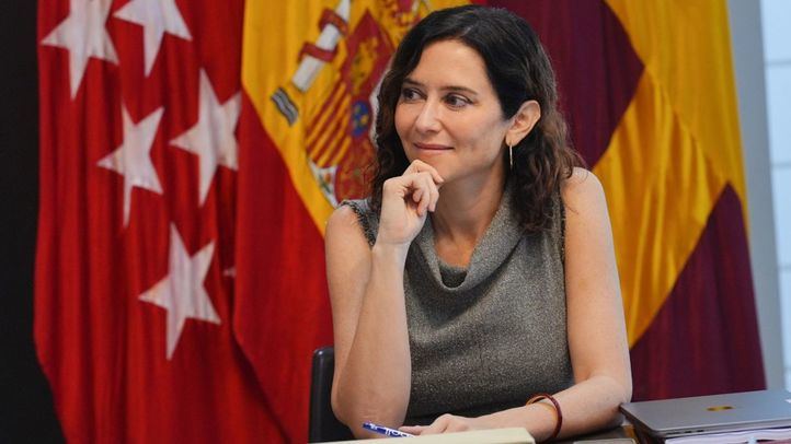 Isabel Díaz Ayuso este miércoles en Navalcarnero