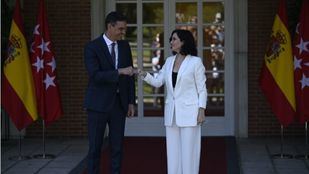 Reunión entre Pedro Sánchez e Isabel Díaz Ayuso