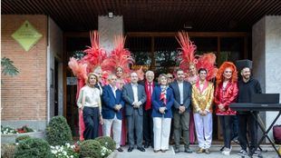 Una placa recuerda el lugar donde Lina Morgan vivió sus últimos años