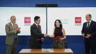 Ayuso anuncia un acuerdo con la tecnológica Cisco para digitalización pública "segura"