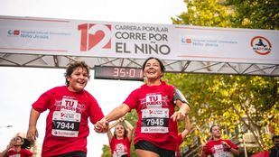 Cerca de 7.000 personas se suman a la carrera solidaria 'Corre por el niño' en Madrid
