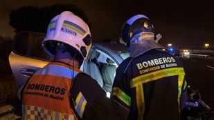 Grave accidente en Fuenlabrada: herida una mujer en la M-50