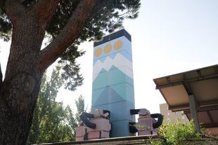 Vista exterior de la Central Térmica de Orcasitas