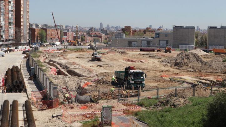 Obras de soterramiento en la A-5