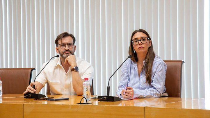 David París, presidente de Asearco, y Aída Castillejo, alcaldesa de Rivas