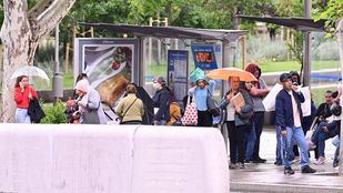 Lluvia en Madrid