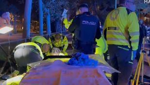 Herido grave un joven atropellado por un taxi en Castellana