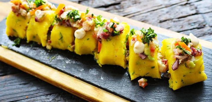 Algarabía (Roll de causa de pulpo)