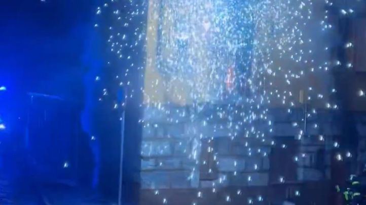 Incendio en una vivienda de Bustarviejo