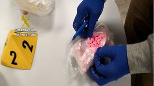 Drogas de diseño incautadas por la Guardia Civil