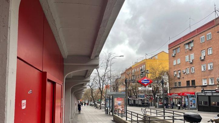Aledaños del Estadio de Vallecas, en una imagen de archivo