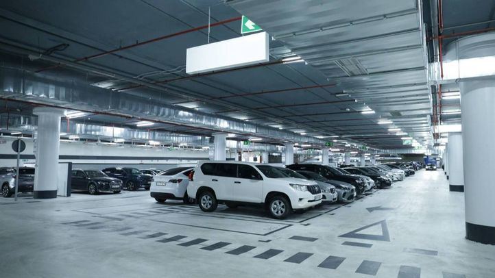 Aparcamiento en la estación de Metro de Nuevos Ministerios