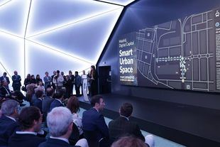 Presentación del Espacio Urbano Inteligente en Mercamadrid y del nuevo vehículo autónomo conectado de pasajeros