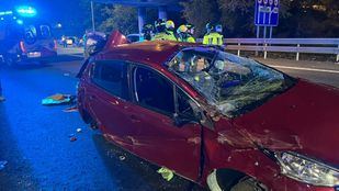 Un choque en la A-42 deja un herido grave y otro leve