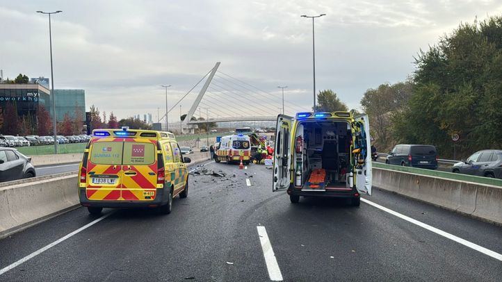 Accidente múltiple en Pozuelo