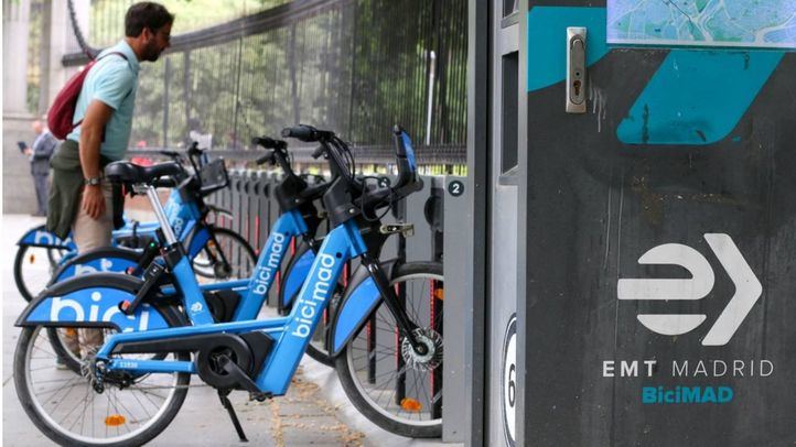 Imagen de archivo de una estación de bicimad